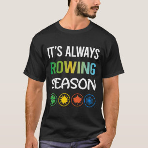 Camiseta Rower de Fila de Rowing de temporada divertida