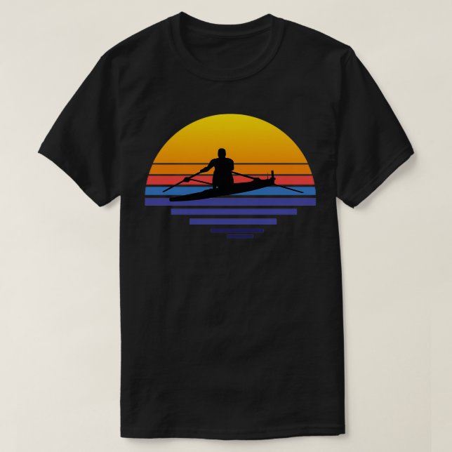 Camiseta Rower de remo en barca de escurrimiento de barcas  (Diseño del anverso)