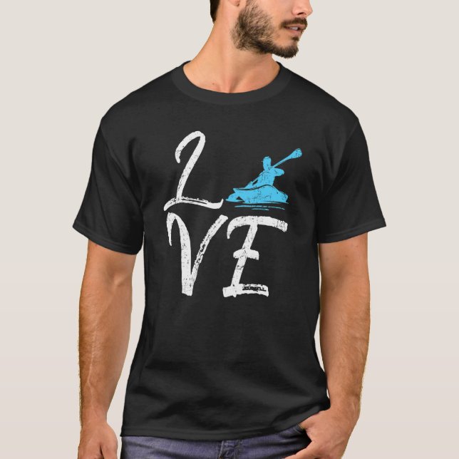 Camiseta Rower De Remolque L O V E Para Rowers (Anverso)