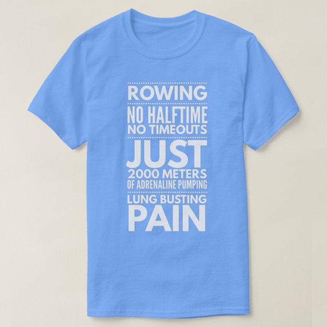 Camiseta Rower divertida 2K 1 (Diseño del anverso)