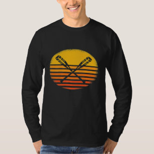 Camiseta Rowers Retro Sunset Water Sports Rowing Regalo Pre
