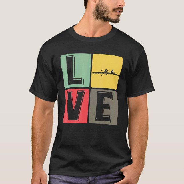 Camiseta Rowing Bot Rower Sports Fun (Anverso)