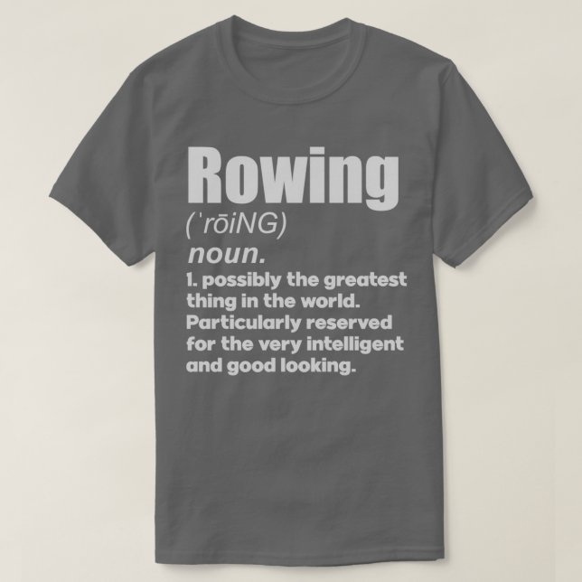 Camiseta Rowing coach girl player gift (Diseño del anverso)