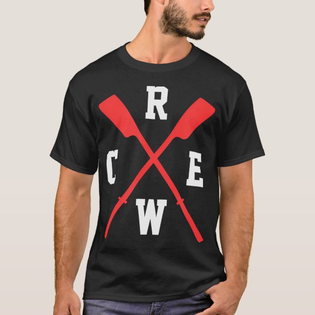 Camiseta Rowing Crew Rower Oars Paddle Kayak Team (Anverso)