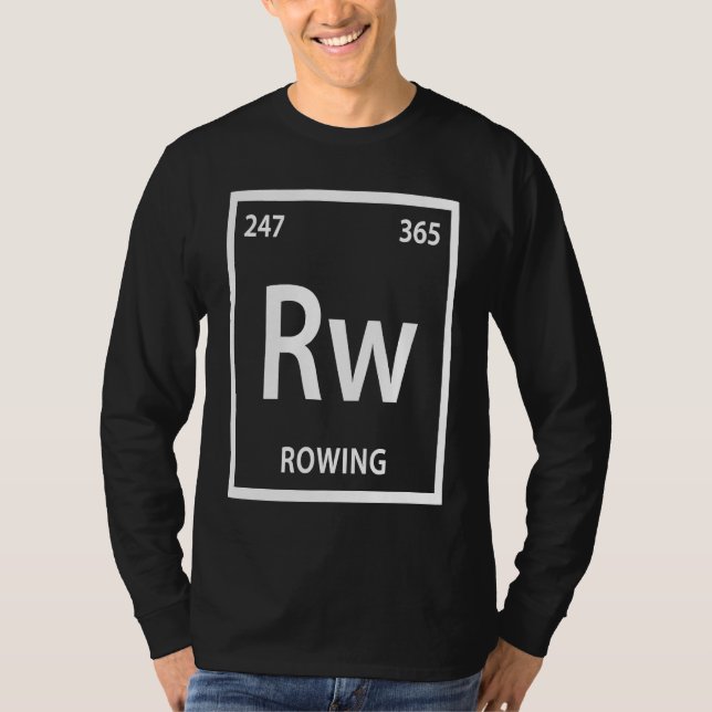 Camiseta Rowing Element   Chemistry Periodic Table (Anverso)