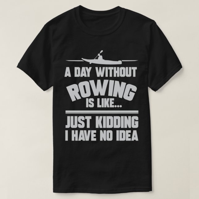 Camiseta Rowing Kayak 3 (Diseño del anverso)