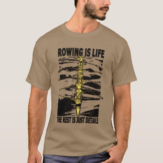 Camiseta Rowing life for rowers kayak canoe water sports re