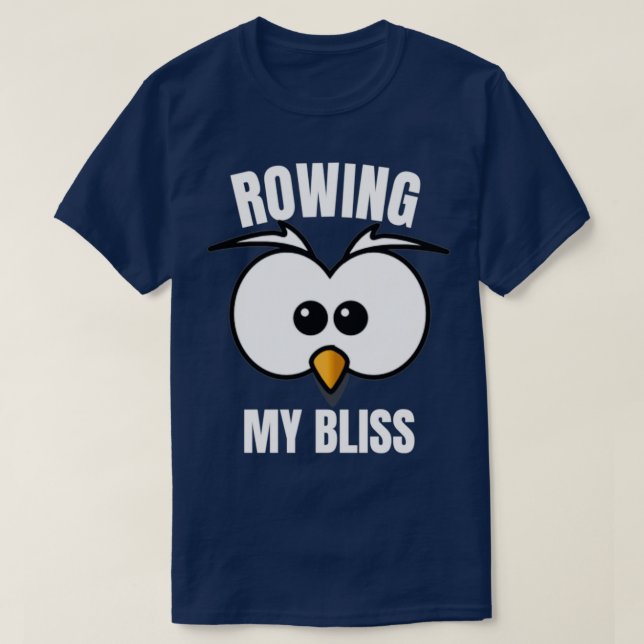 Camiseta Rowing My Bliss (Diseño del anverso)
