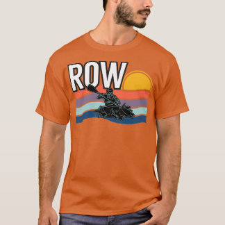 Camiseta Rowing Paddling Lovers Bot Rower Squad Team Kayak
