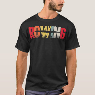 Camiseta Rowing Retro Rower Rowing Boat Sport Gift 