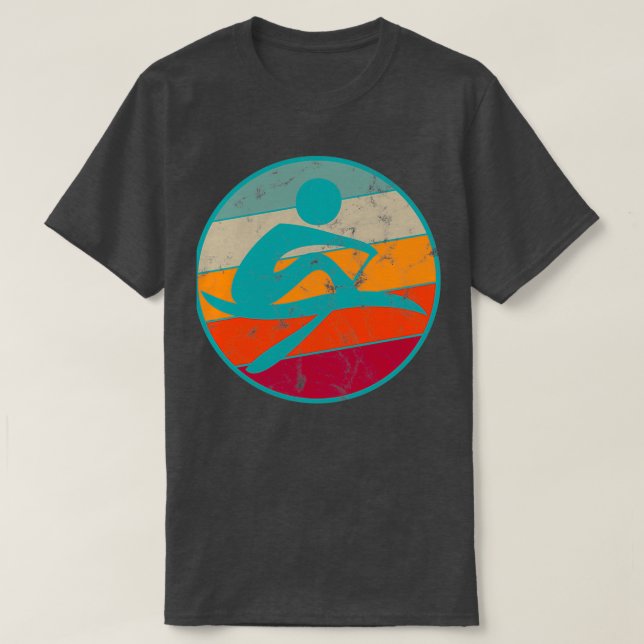 Camiseta Rowing Row Retro 2 (Diseño del anverso)