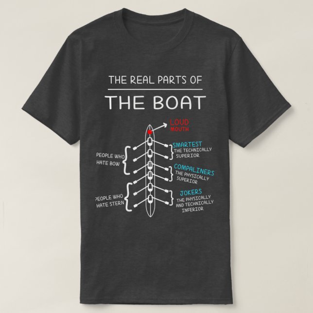 Camiseta Rowing Team Row Rowing Race Boat Coxswain (Diseño del anverso)
