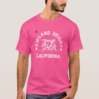 Camiseta Rowland Heights California Beach Flag Bear Surf Ca