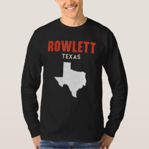 Camiseta Rowlett Texas USA State America Travel Texan
