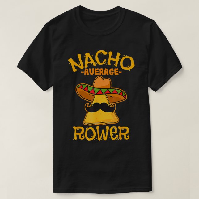 Camiseta Rowo promedio de raya cinco de mayo mexicano (Diseño del anverso)
