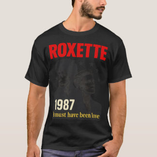 Camiseta Roxette Vintage Tributo al Pop Rock de los 80 Retr