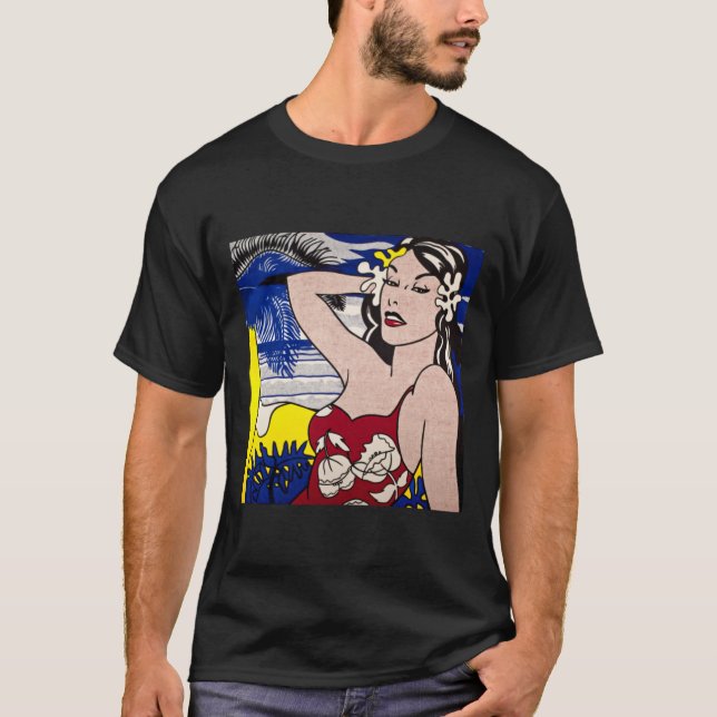 Camiseta Roy Lichtenstein - Pop art1 (Anverso)