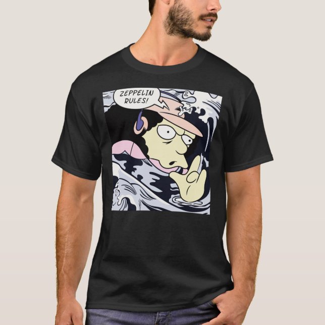 Camiseta Roy Lichtenstein - Zeppelin Rules Classic T-Shirt (Anverso)