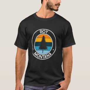 Camiseta Roy Montana MT USA City Pride Retro Sunset