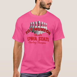 Camiseta Roy Munson Iowa Campeón del Bowling Estatal