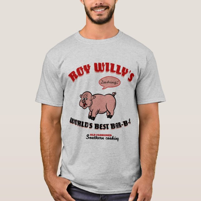 Camiseta Roy Willy's (World Best BBQ0 (Anverso)