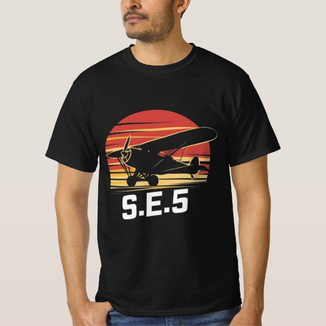 Camiseta Royal Aircraft Factory S.E.5 (Anverso)