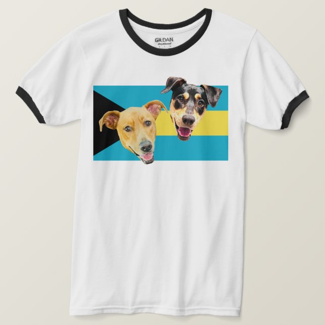 Camiseta Royal Bahamian Potcakes 2 (Anverso del diseño)