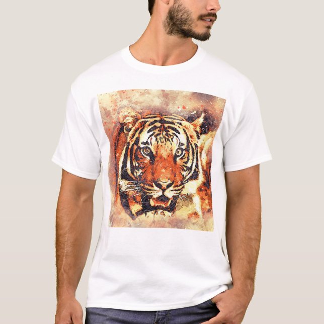 CAMISETA ROYAL BENGAL TIGER LOGO TSHIRT DISEÑO ÚNICO (Anverso)