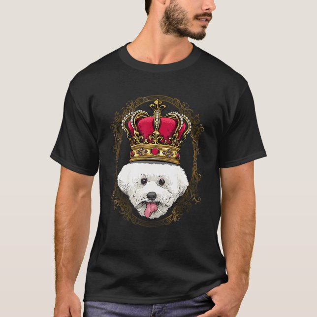 Camiseta Royal Bichon Frise King Queen Princess Doggo Puppy (Anverso)