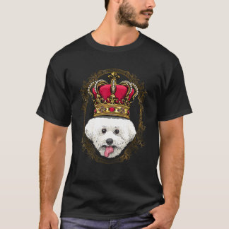 Camiseta Royal Bichon Frise King Queen Princess Doggo Puppy