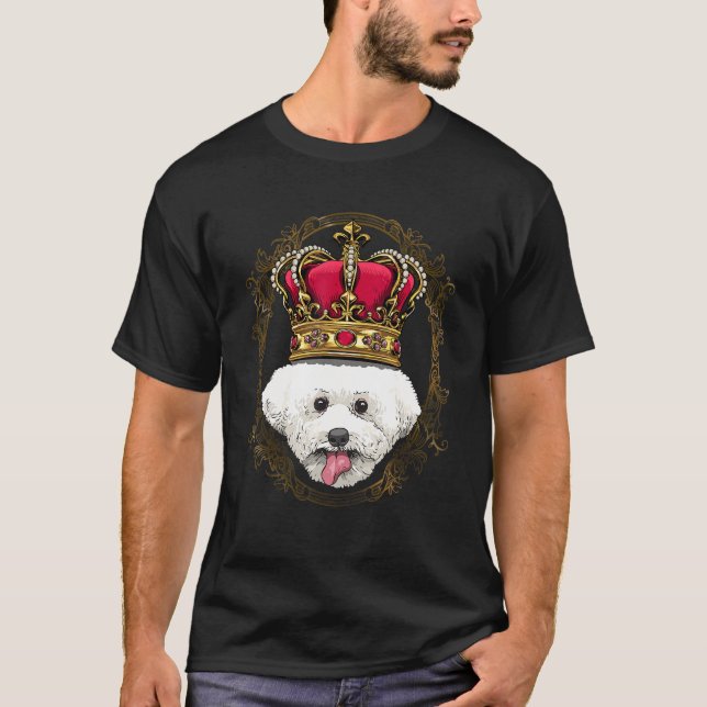 Camiseta Royal Bichon Frise King Queen Princess Doggo Puppy (Anverso)