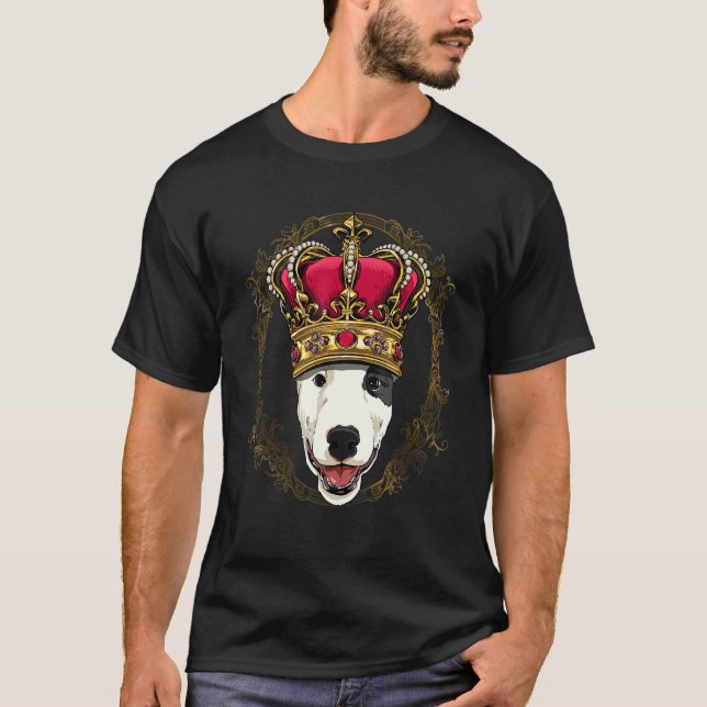 Camiseta Royal Bull Terrier King Queen Princess Puppy Bully (Anverso)