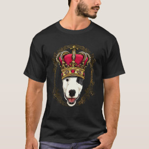 Camiseta Royal Bull Terrier King Queen Princess Puppy Bully