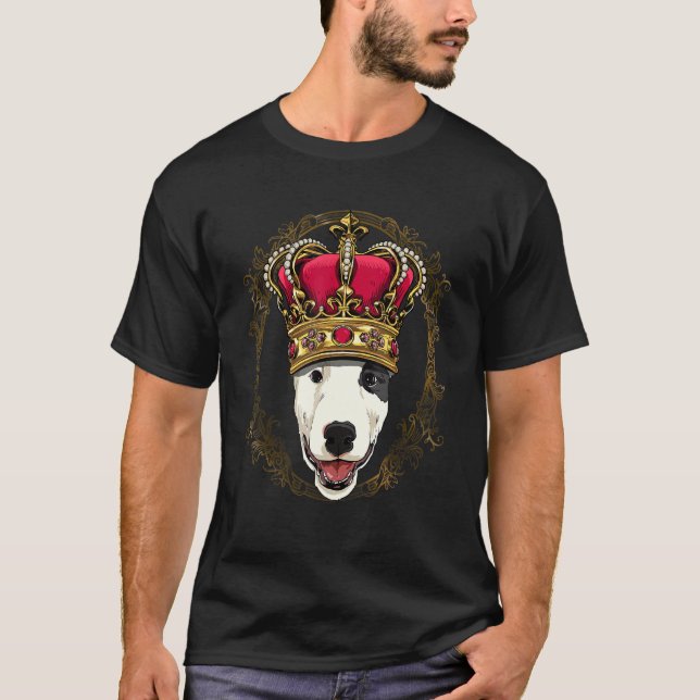Camiseta Royal Bull Terrier King Queen Princess Puppy Bully (Anverso)