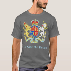 Camiseta Royal Coat of Arms, God Save the Queen