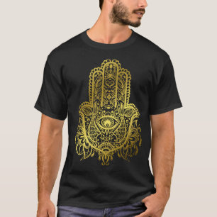 Camiseta Royal Golden Hamsa Hand