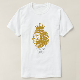 Camiseta Royal Lion of Judah - King of Kings Gold & Black