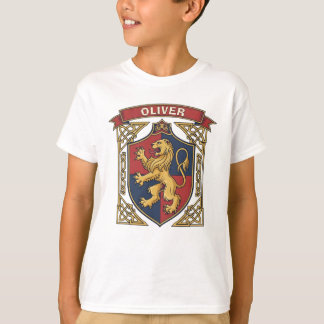 Camiseta Royal Lion Rampant Coat of Arms Celtic Knotwork