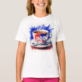 Camiseta Royal London, Tea Time, de Natasha Us