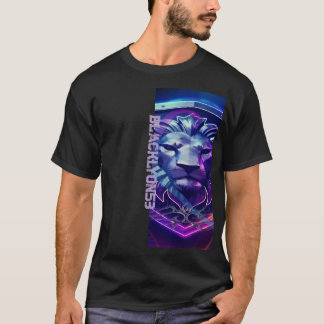 Camiseta Royal negro Lyon 53