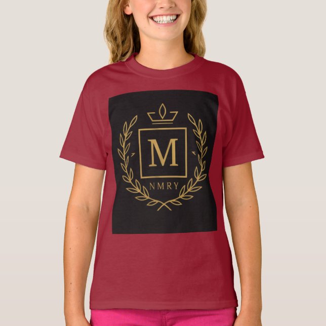 Camiseta "Royal NMKY Emblem – Monogram M Crest Design" (Anverso)