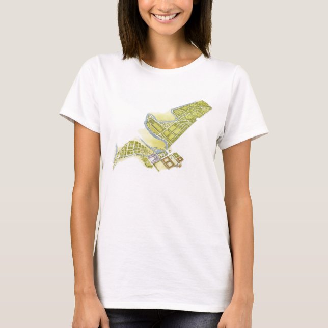 Camiseta Royal Palace y jardines. Aranjuez España (Anverso)