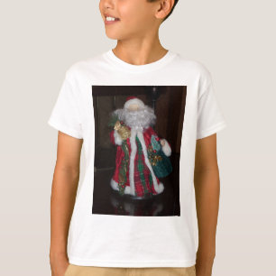 Camiseta Royal Plaid Santa Merry Navidad