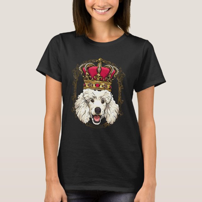Camiseta Royal Poodle King Queen Princess Toy Mini Poodle D (Anverso)