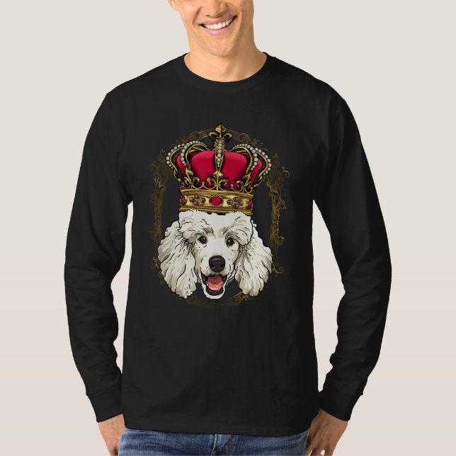 Camiseta Royal Poodle King Queen Princess Toy Mini Poodle D (Anverso)