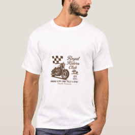 Camiseta Royal Riders Club Vintage Motorcycle T-Shirt | Ret