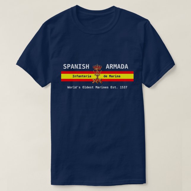 Camiseta Royal Spanish Marines (Diseño del anverso)
