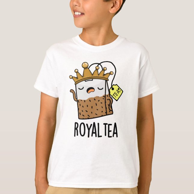 Camiseta Royal-tea Funny Tea Pun (Anverso)
