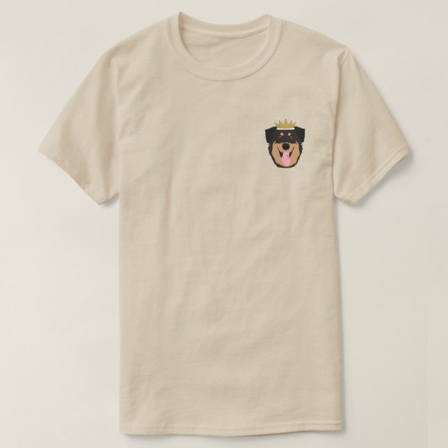 Camiseta Royalty Rottweiler Dog (Diseño del anverso)