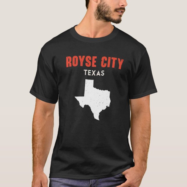 Camiseta Royse City Texas Estados Unidos Estados Unidos Via (Anverso)